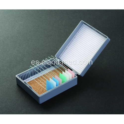 Caja de almacenamiento de diapositivas 25pcs